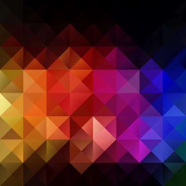 Fondo colorido del mosaico, Plantillas de diseño creativo — Vector de stock