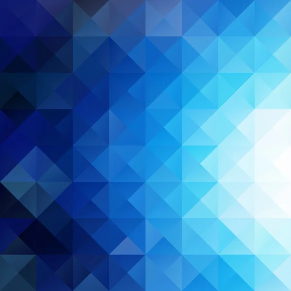 Blau weiße helle Mosaik-Hintergrund, kreative Design-Vorlagen — Stockvektor