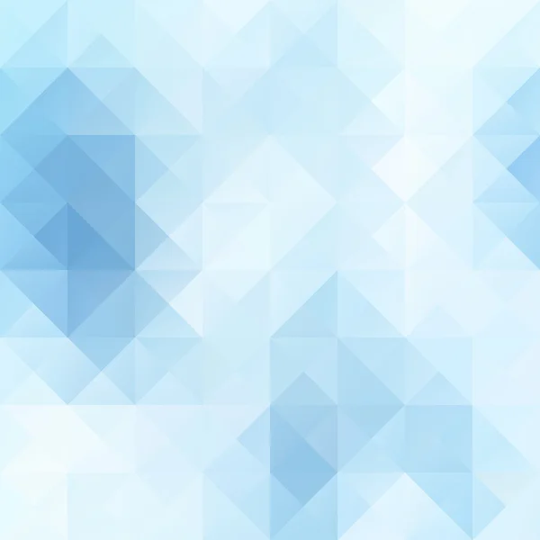 Azul Branco brilhante mosaico fundo, modelos de design criativo — Vetor de Stock