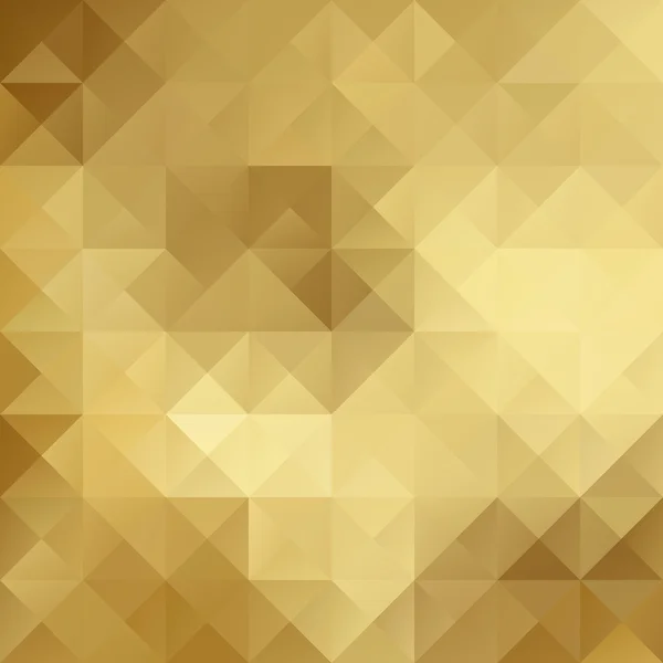 Gold hellen Mosaik-Hintergrund, kreative Design-Vorlagen — Stockvektor