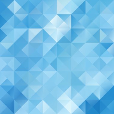 Mavi parlak mozaik renkli, yaratıcı tasarım şablonları