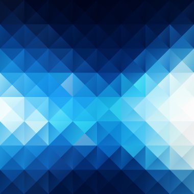 Mavi Izgara Mozaik Arkaplan, Yaratıcı Tasarım Şablonları