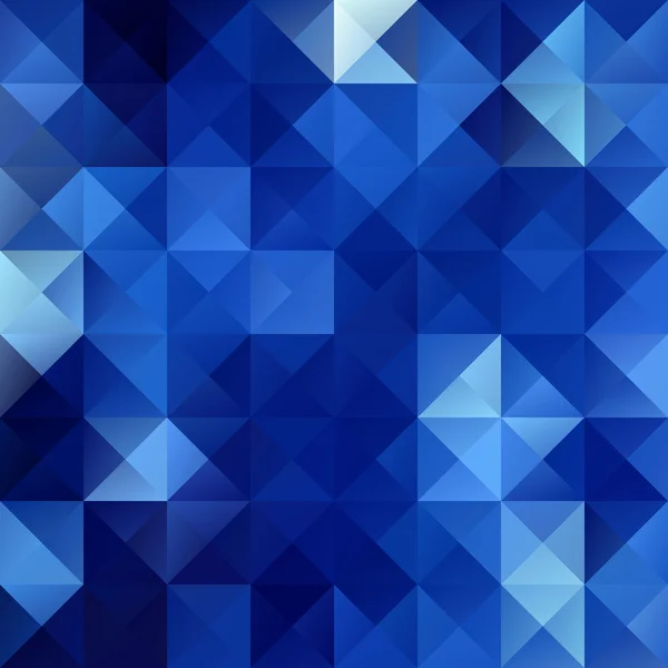 Blauer Grid-Mosaik-Hintergrund, kreative Design-Vorlagen — Stockvektor