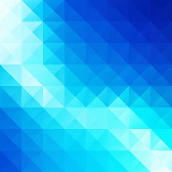 Fondo azul brillante del mosaico, plantillas de diseño creativo — Vector de stock