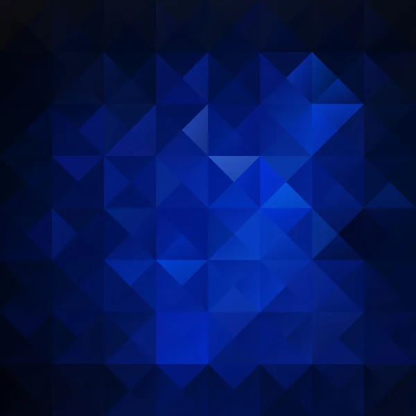 Fundo azul brilhante mosaico, modelos de design criativo — Vetor de Stock