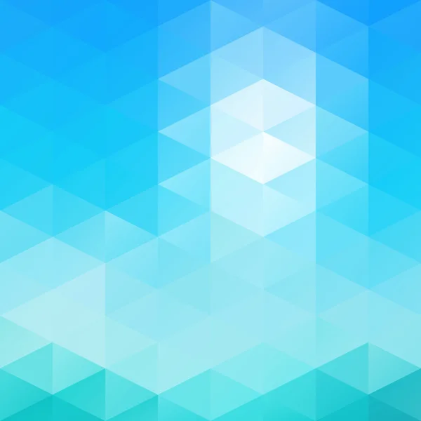 Fondo azul blanco brillante mosaico, plantillas de diseño creativo — Vector de stock