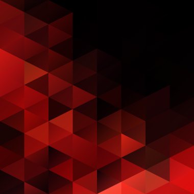 Kırmızı kılavuz Mozaik arka plan, yaratıcı tasarım şablonları