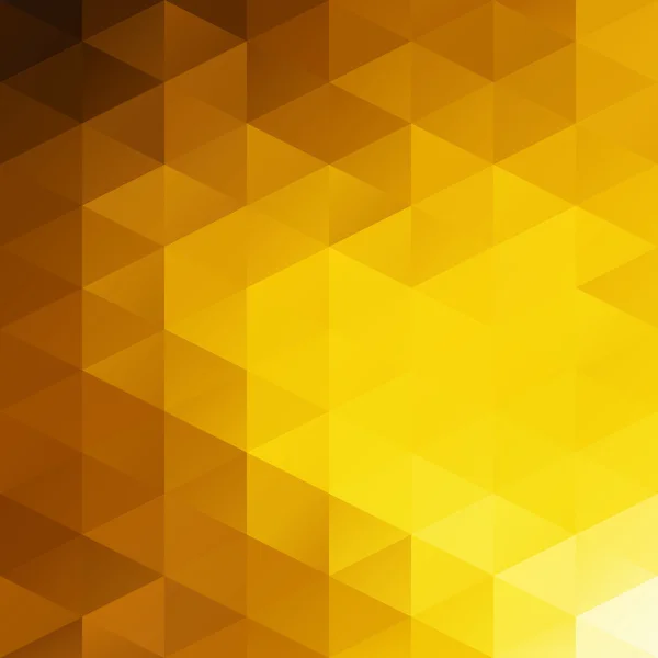 Sfondo mosaico griglia gialla, Modelli di design creativo — Vettoriale Stock
