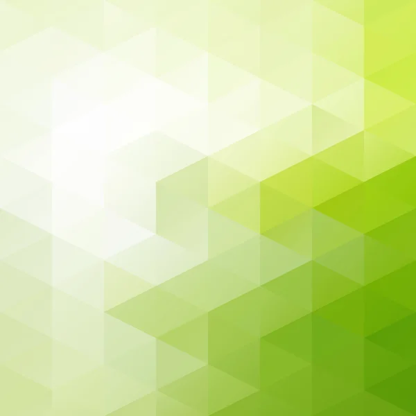 Mozaika zelené mřížky pozadí, Creative Design šablony — Stockový vektor