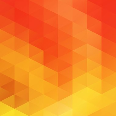 Turuncu Izgara Mozaik Arkaplan, Yaratıcı Tasarım Şablonları