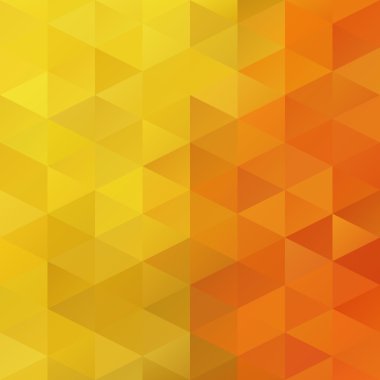 Turuncu Izgara Mozaik Arkaplan, Yaratıcı Tasarım Şablonları