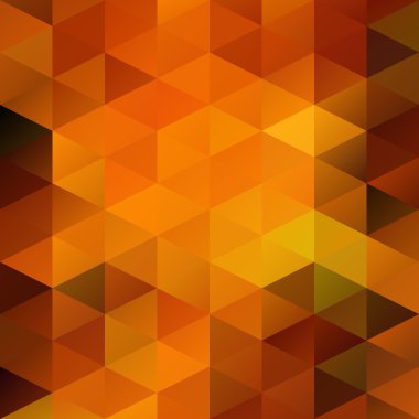 Turuncu Izgara Mozaik Arkaplan, Yaratıcı Tasarım Şablonları