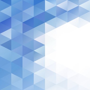 Mavi Izgara Mozaik Arkaplan, Yaratıcı Tasarım Şablonları