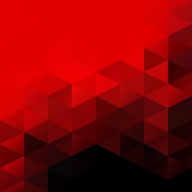 Kırmızı kılavuz Mozaik arka plan, yaratıcı tasarım şablonları