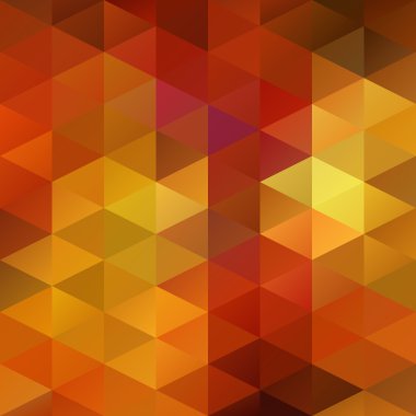 Turuncu Izgara Mozaik Arkaplan, Yaratıcı Tasarım Şablonları
