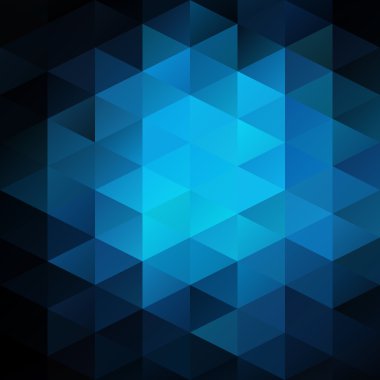 Mavi Izgara Mozaik Arkaplan, Yaratıcı Tasarım Şablonları