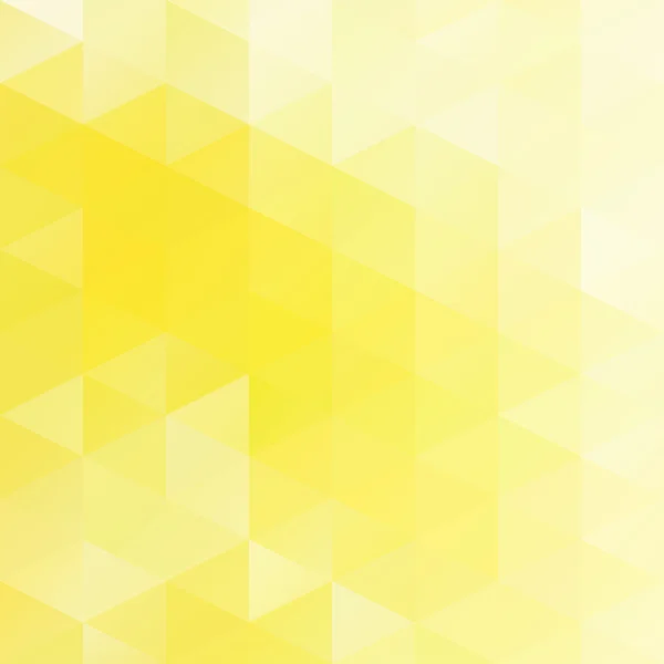Fondo de mosaico de rejilla amarilla, Plantillas de diseño creativo — Archivo Imágenes Vectoriales