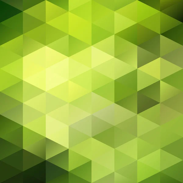 Sfondo mosaico griglia verde, Modelli di design creativo — Vettoriale Stock