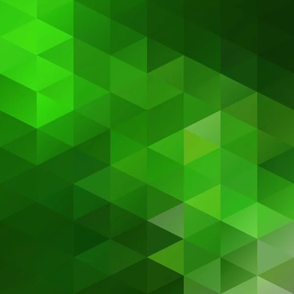 Green Grid Mosaic Background, Creative Design Templates — Stock Vector