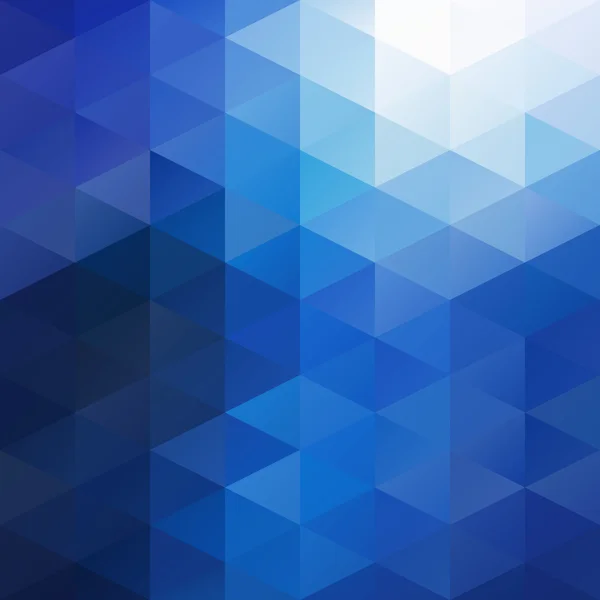 Fundo do mosaico grade azul, modelos de design criativo — Vetor de Stock