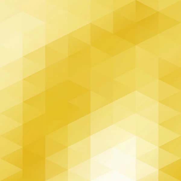 Yellow Grid Mosaic Background, Creative Design Template — 스톡 벡터