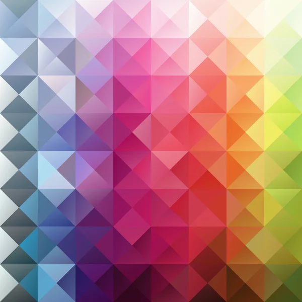 Fondo de mosaico de cuadrícula colorida, Plantillas de diseño creativo — Vector de stock