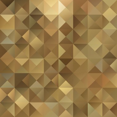 Kahverengi kılavuz Mozaik arka plan, yaratıcı tasarım şablonları