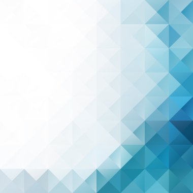 Mavi Izgara Mozaik Arkaplan, Yaratıcı Tasarım Şablonları