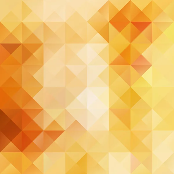 Fondo de mosaico de rejilla naranja, Plantillas de diseño creativo — Vector de stock