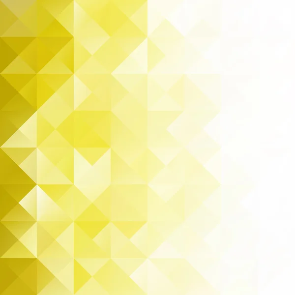 Fondo de mosaico de rejilla amarilla, Plantillas de diseño creativo — Vector de stock