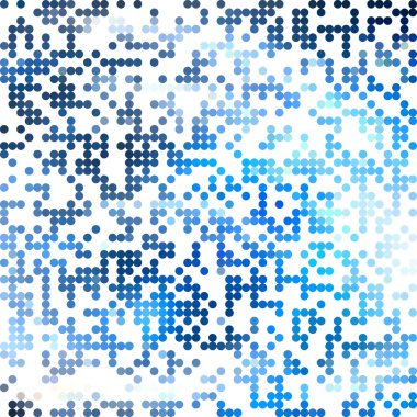 Mavi rastgele noktalar arka plan, yaratıcı tasarım şablonları