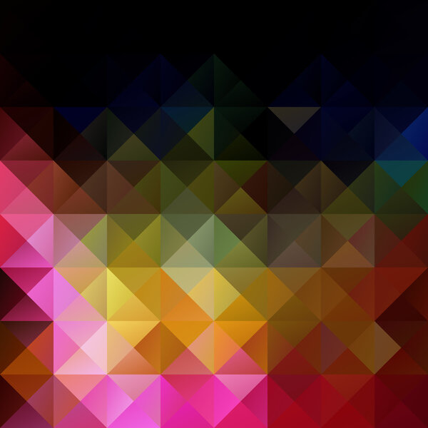 Colorful Grid Mosaic Background, Creative Design Templates