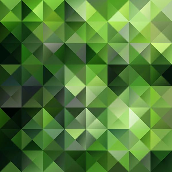 Sfondo mosaico griglia verde, Modelli di design creativo — Vettoriale Stock