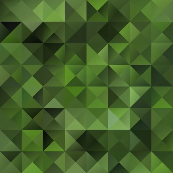 Mozaika zelené mřížky pozadí, Creative Design šablony — Stockový vektor