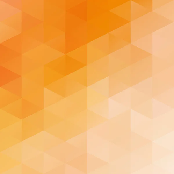 Orange Grid Mosaic Hintergrund, kreative Design-Vorlagen — Stockvektor