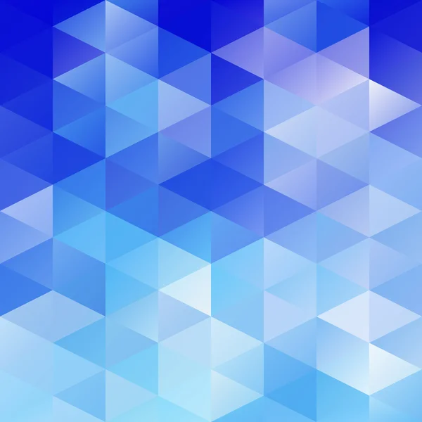 Blauer Grid-Mosaik-Hintergrund, kreative Design-Vorlagen — Stockvektor