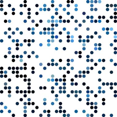 Mavi rastgele noktalar arka plan, yaratıcı tasarım şablonları