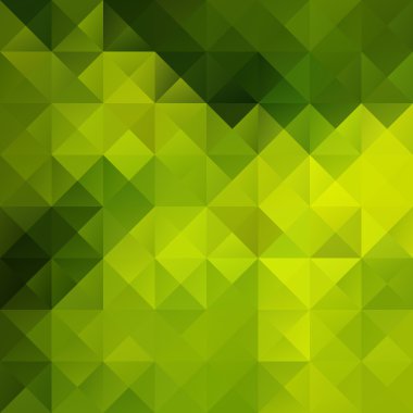 Yeşil Izgara Mozaik Arkaplan, Yaratıcı Tasarım Şablonları