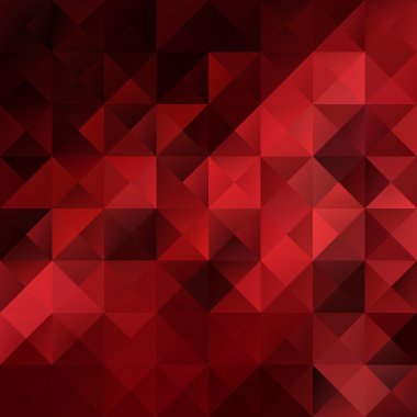 Kırmızı kılavuz Mozaik arka plan, yaratıcı tasarım şablonları