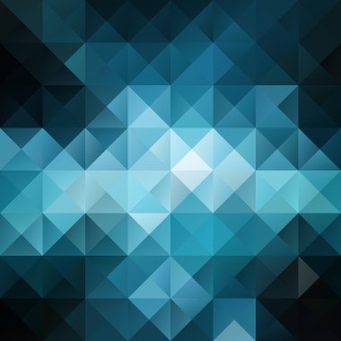 Mavi Izgara Mozaik Arkaplan, Yaratıcı Tasarım Şablonları