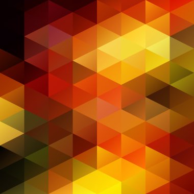 Turuncu Izgara Mozaik Arkaplan, Yaratıcı Tasarım Şablonları