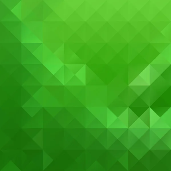 Green Grid Mosaic Background, Creative Design Templates — Stock Vector