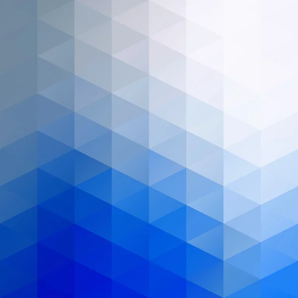 Blauer Grid-Mosaik-Hintergrund, kreative Design-Vorlagen — Stockvektor