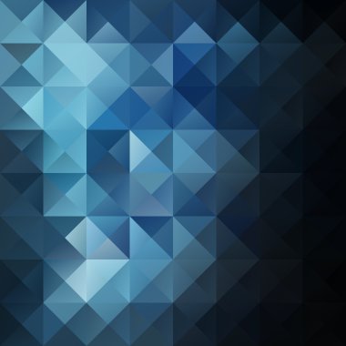 Mavi Izgara Mozaik Arkaplan, Yaratıcı Tasarım Şablonları