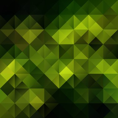 Yeşil Izgara Mozaik Arkaplan, Yaratıcı Tasarım Şablonları