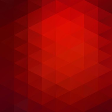 Kırmızı kılavuz Mozaik arka plan, yaratıcı tasarım şablonları