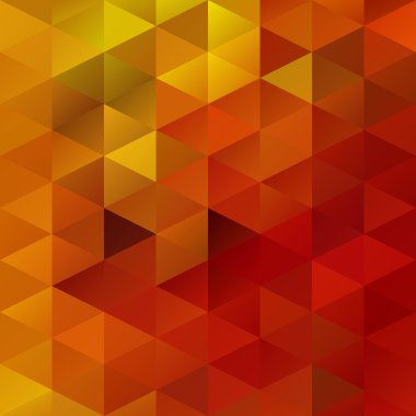 Turuncu Izgara Mozaik Arkaplan, Yaratıcı Tasarım Şablonları