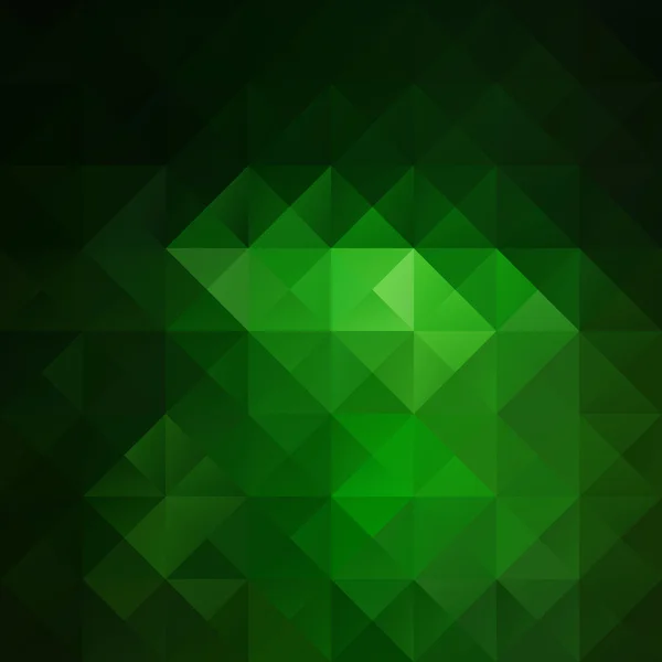 Fondo de mosaico de rejilla verde, Plantillas de diseño creativo — Vector de stock