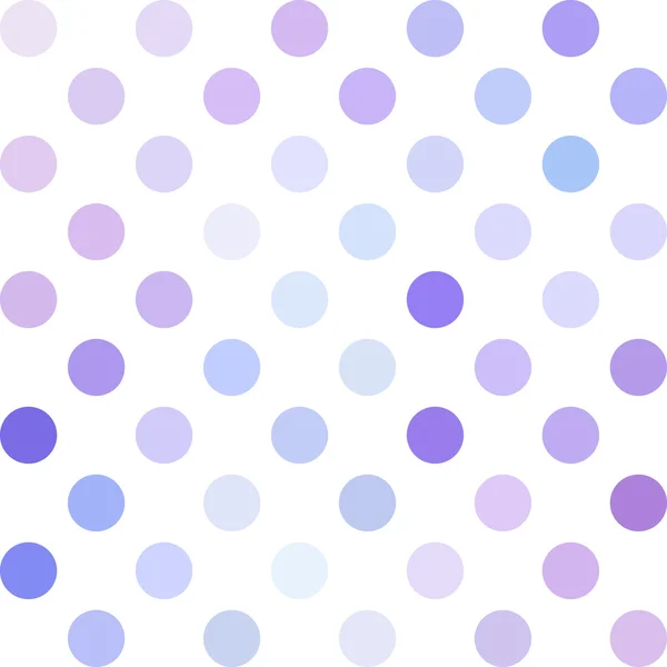 Blauwe Polka Dots achtergrond, creatief ontwerpsjablonen — Stockvector