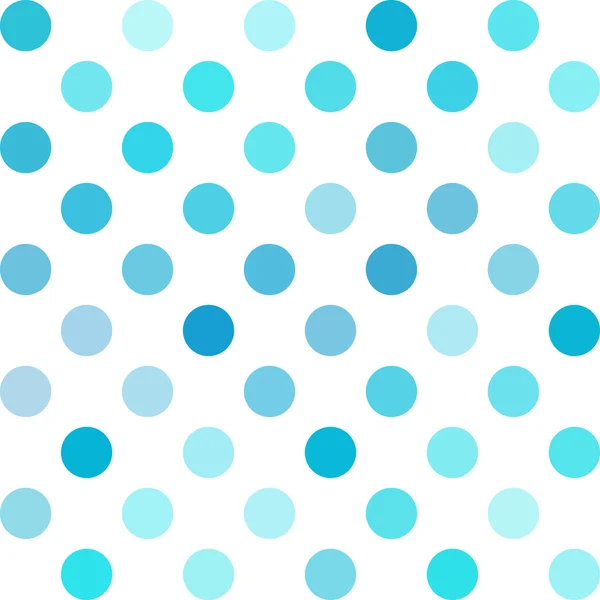 Голубые точки польки, креативный дизайн — стоковый вектор